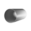 White cylindrical object on a Transparent background
