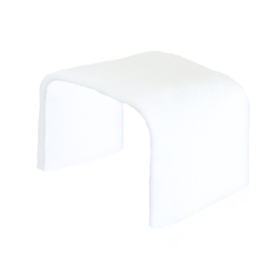 Aironix replacement Alpra white filter on a transparent background