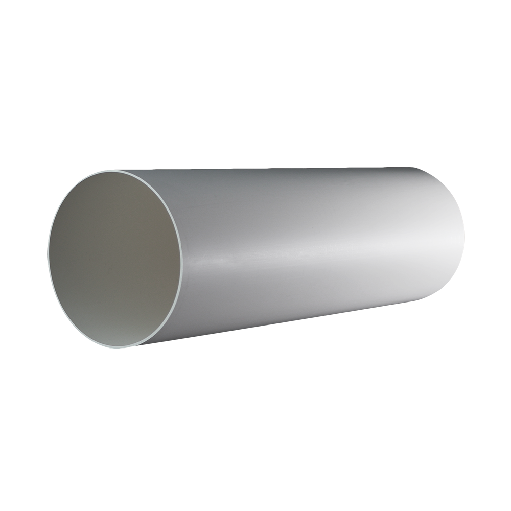 White Ducting Pipe on a Transparent Background