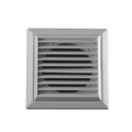 White Square Grille with Slats