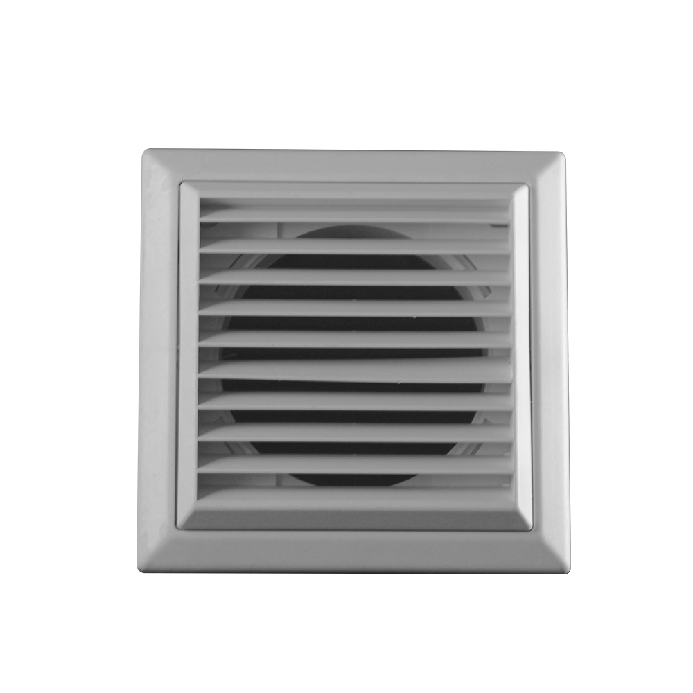White Square Grille with Slats