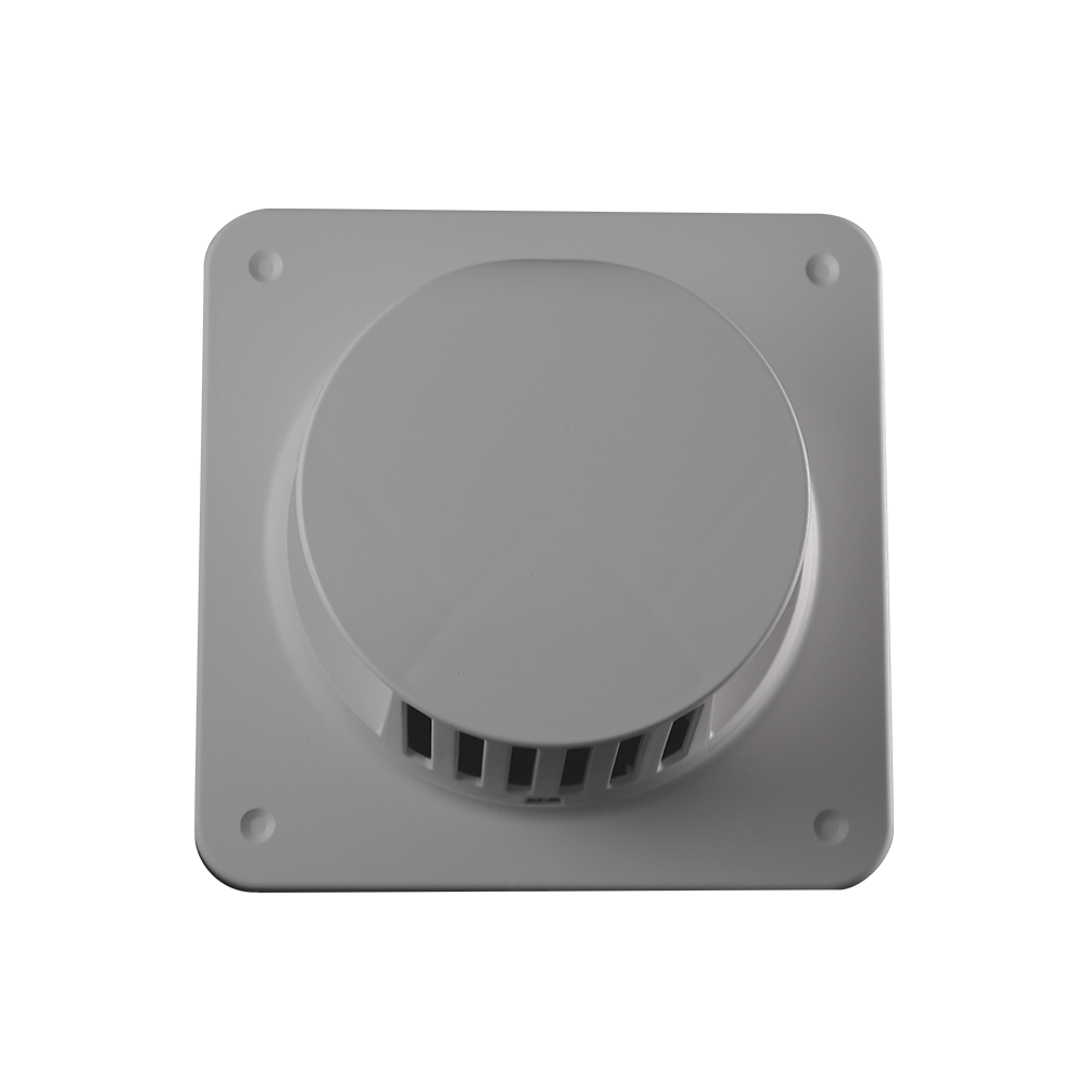 Square White Energy Saver Grille vent on a Transparente background