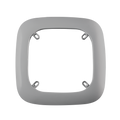 White square Plate with rounded corners on a Transparent background