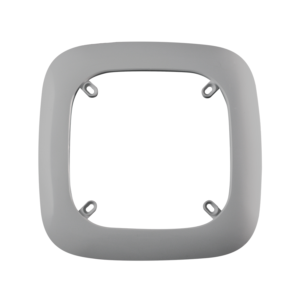 White square Plate with rounded corners on a Transparent background