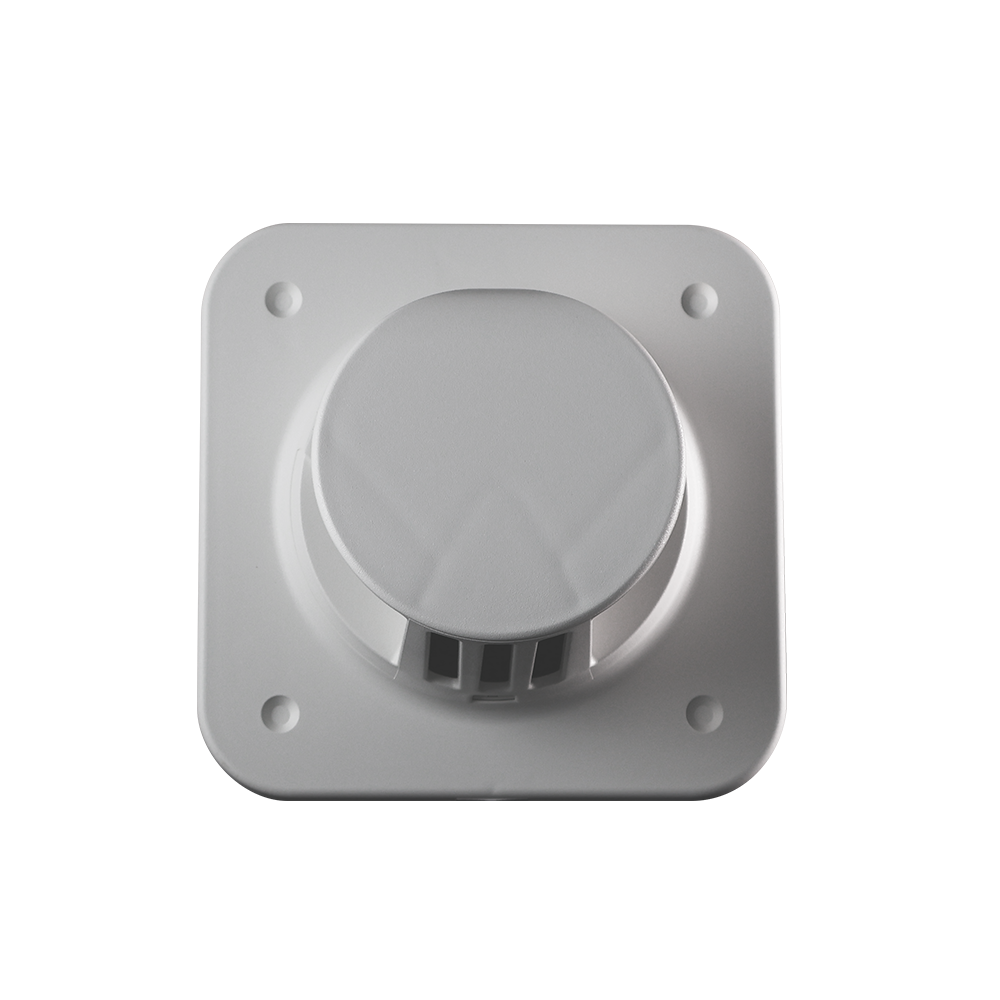 White Square Vent on a Transparent Background