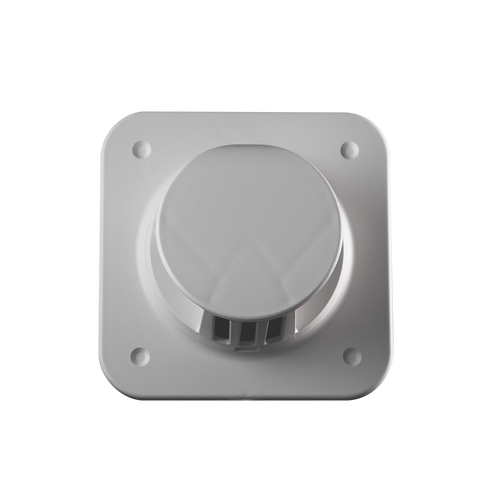 White Square Vent on a Transparent Background